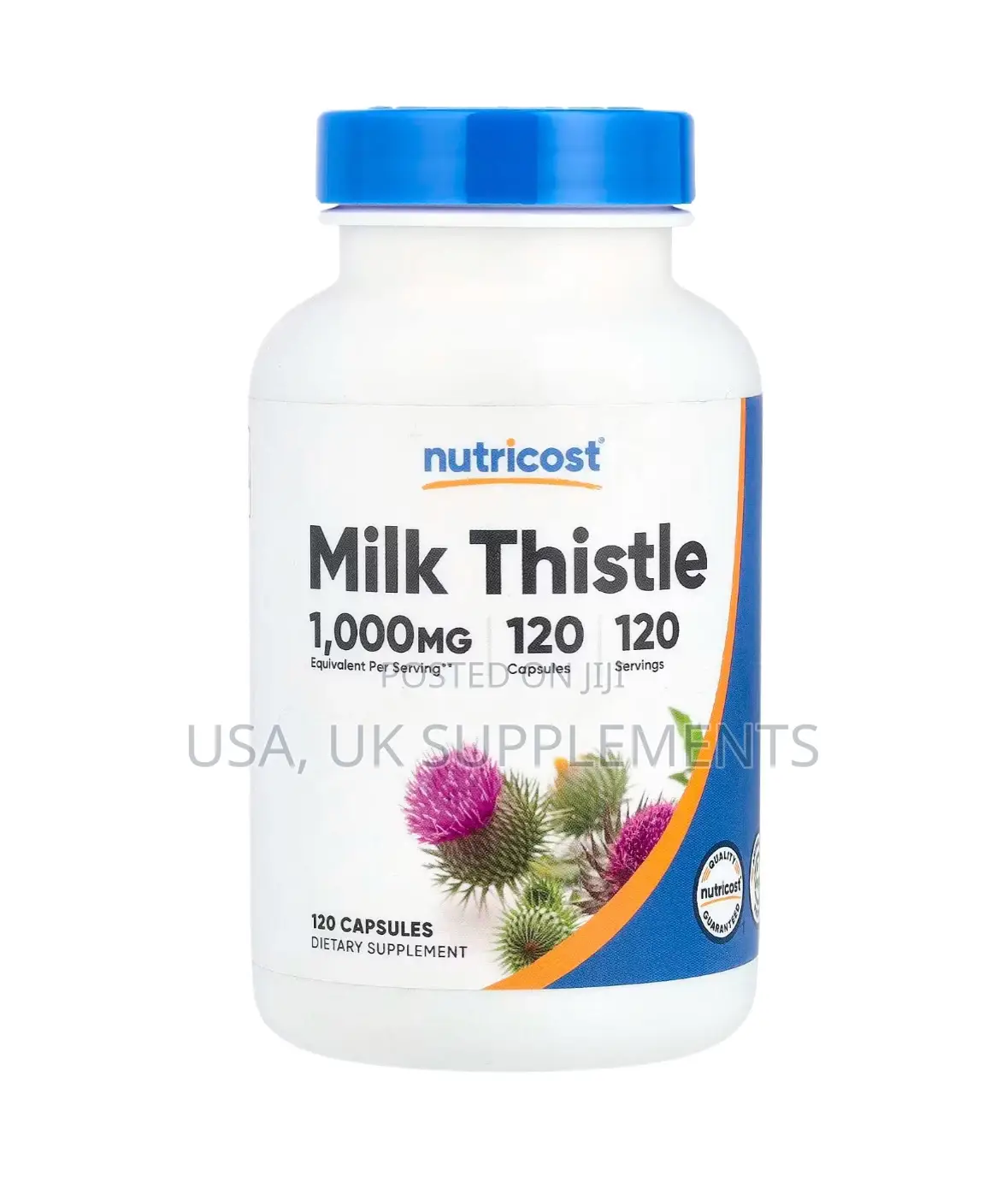 Nutricost 1000mg Milk Thistle 120capsules