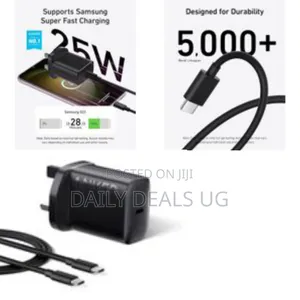 Anker Usb C Plug, 25w Charger With Cable, Supports PPS