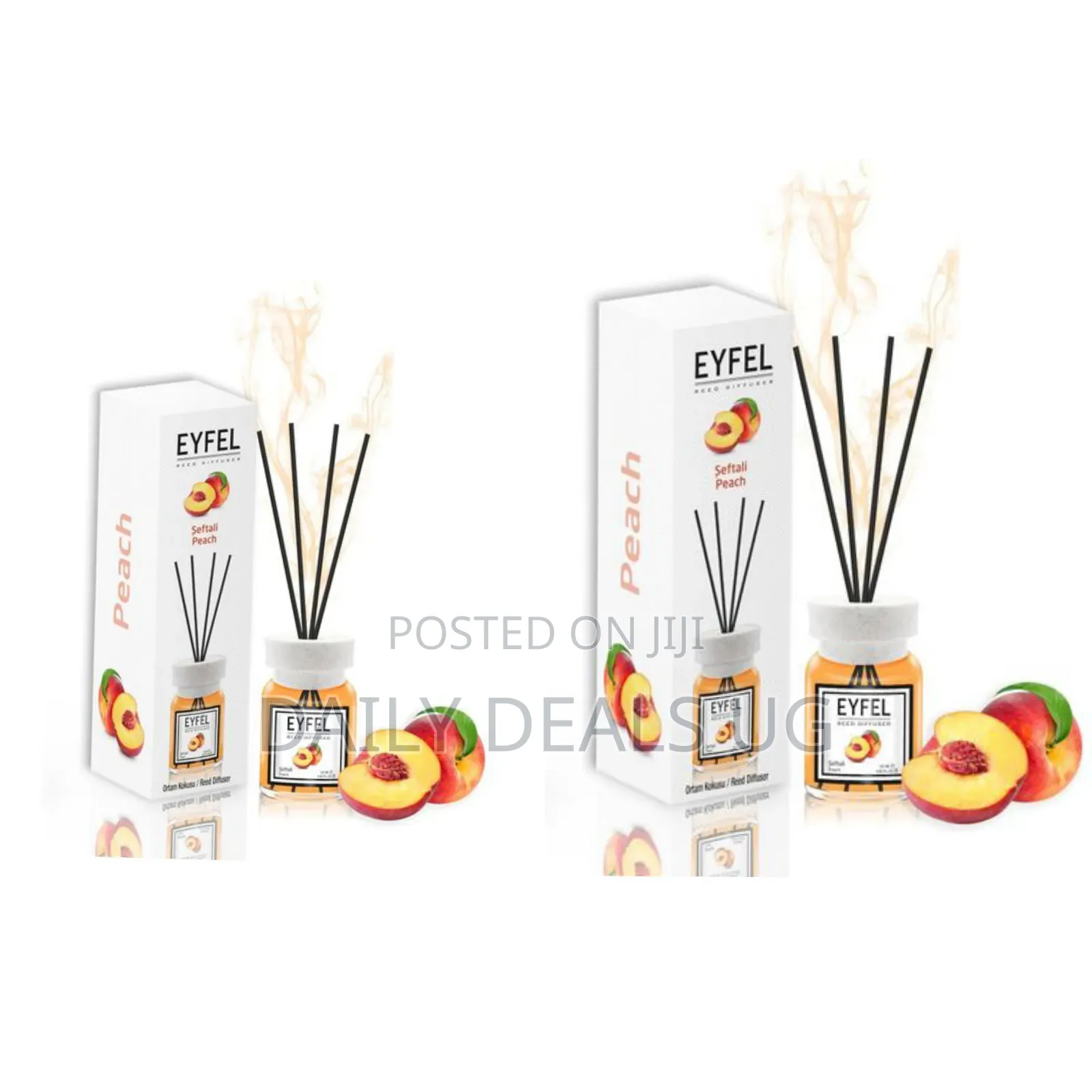 Eyfel Reed Diffuser Peach Perfume Aroma Home Fragrance- 120ml