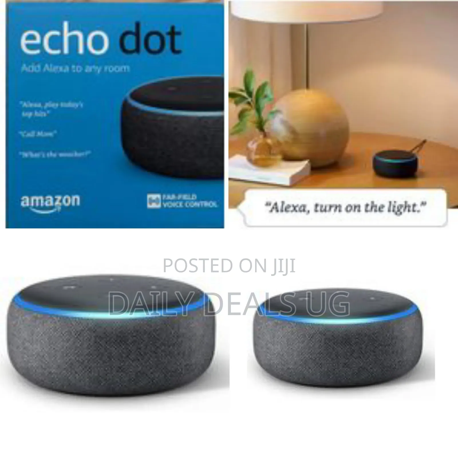 Amazon Echo Dot 3rd Generation, With Alexa, Enables Wireless Music