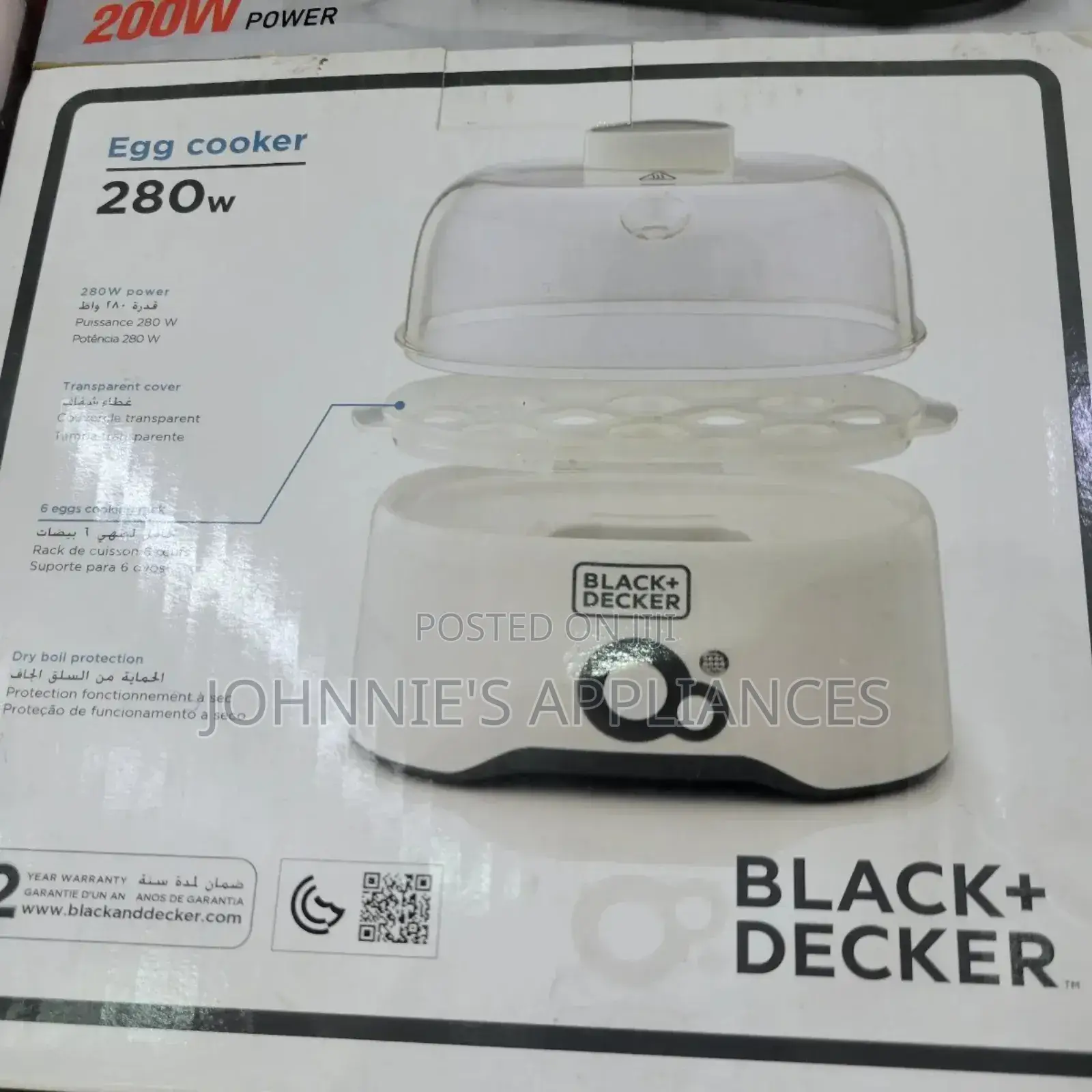 Black and Decker Electric Egg Boiler