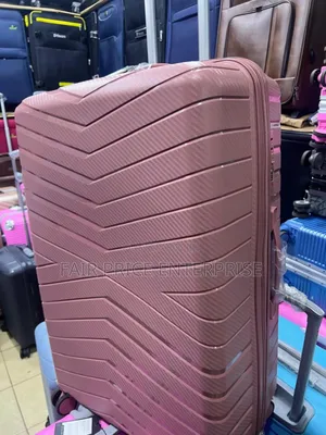 Exotic Rubber Plastic Suitcase. Large Size