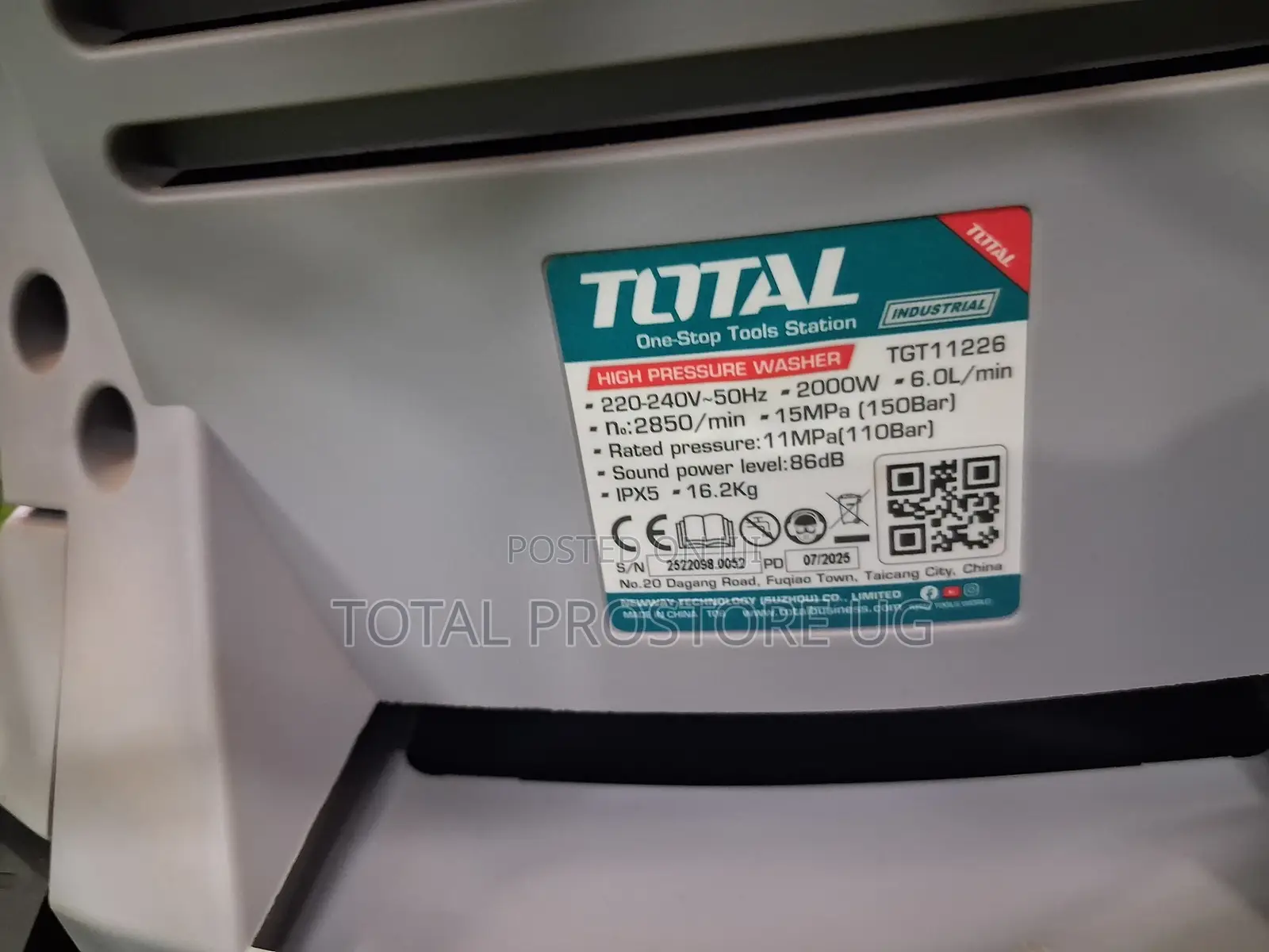 High Pressure Washer (Total)