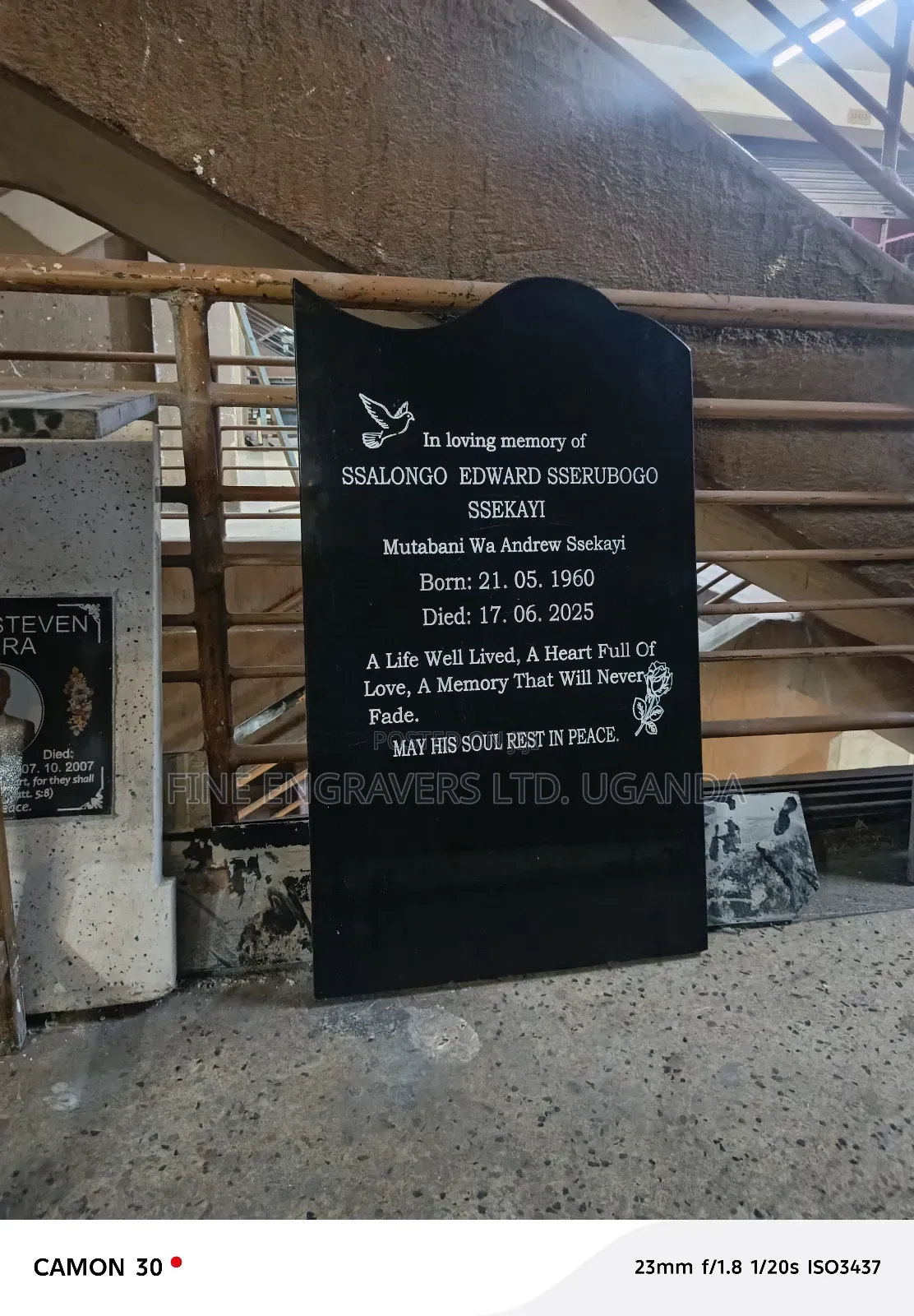 Headstone for Grave and Foundation Stone