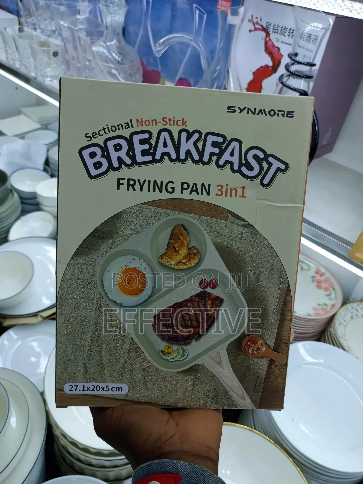 Synmore 3-in-1 Sectional Non-Stick Breakfast Frying Pan.