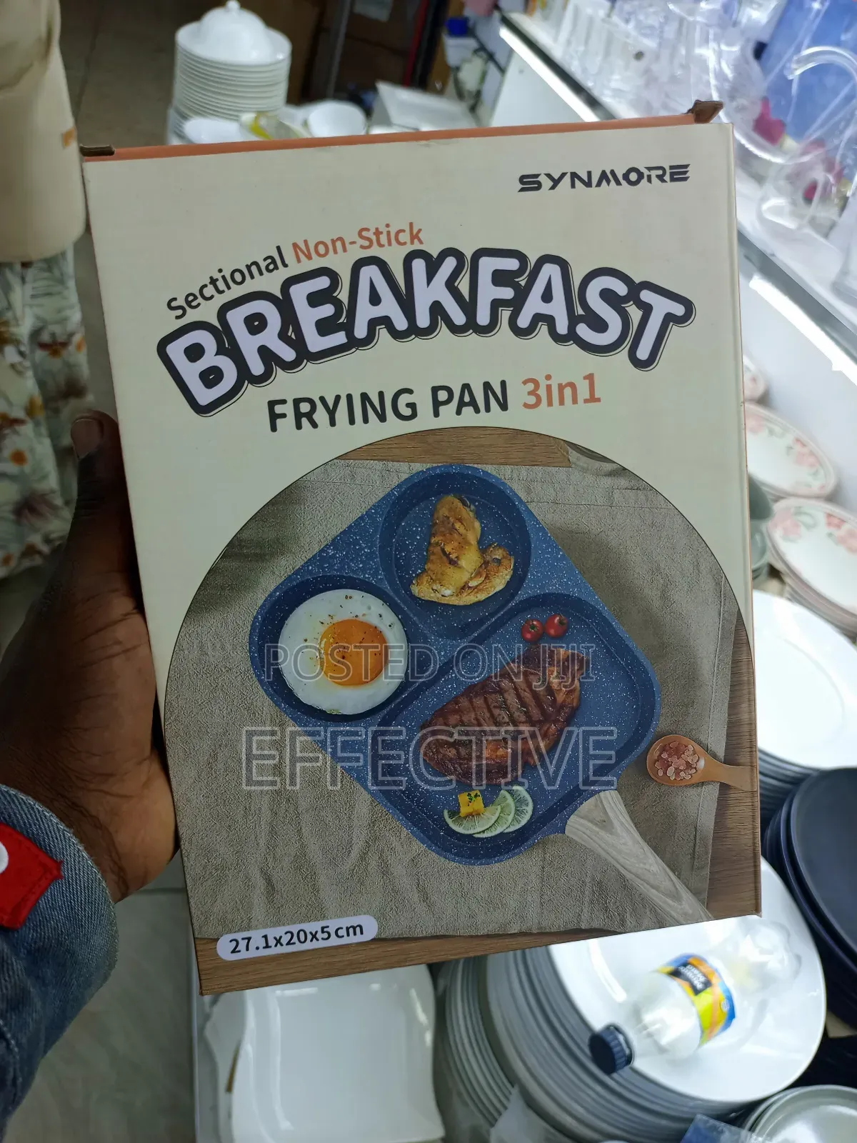 Synmore 3-in-1 Sectional Non-Stick Breakfast Frying Pan.