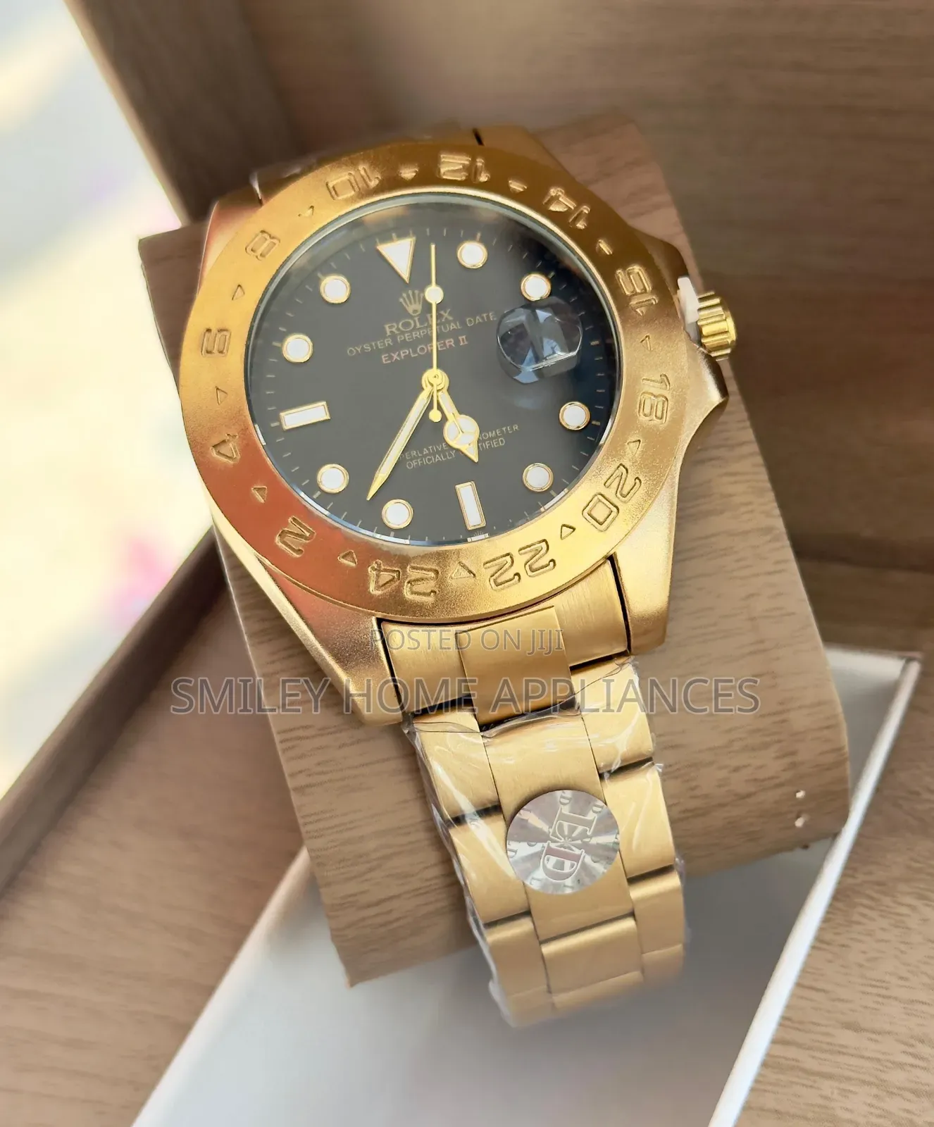 Golden Rolex Men's Authentic Automatic Wrist Time Piece at 20% Discount