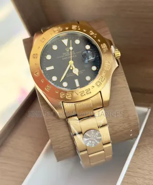 Golden Rolex Men's Authentic Automatic Wrist Time Piece at 20% Discount