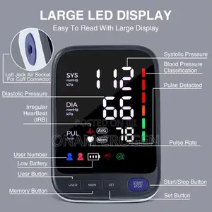 Rechargeable Blood Pressure Monitor
