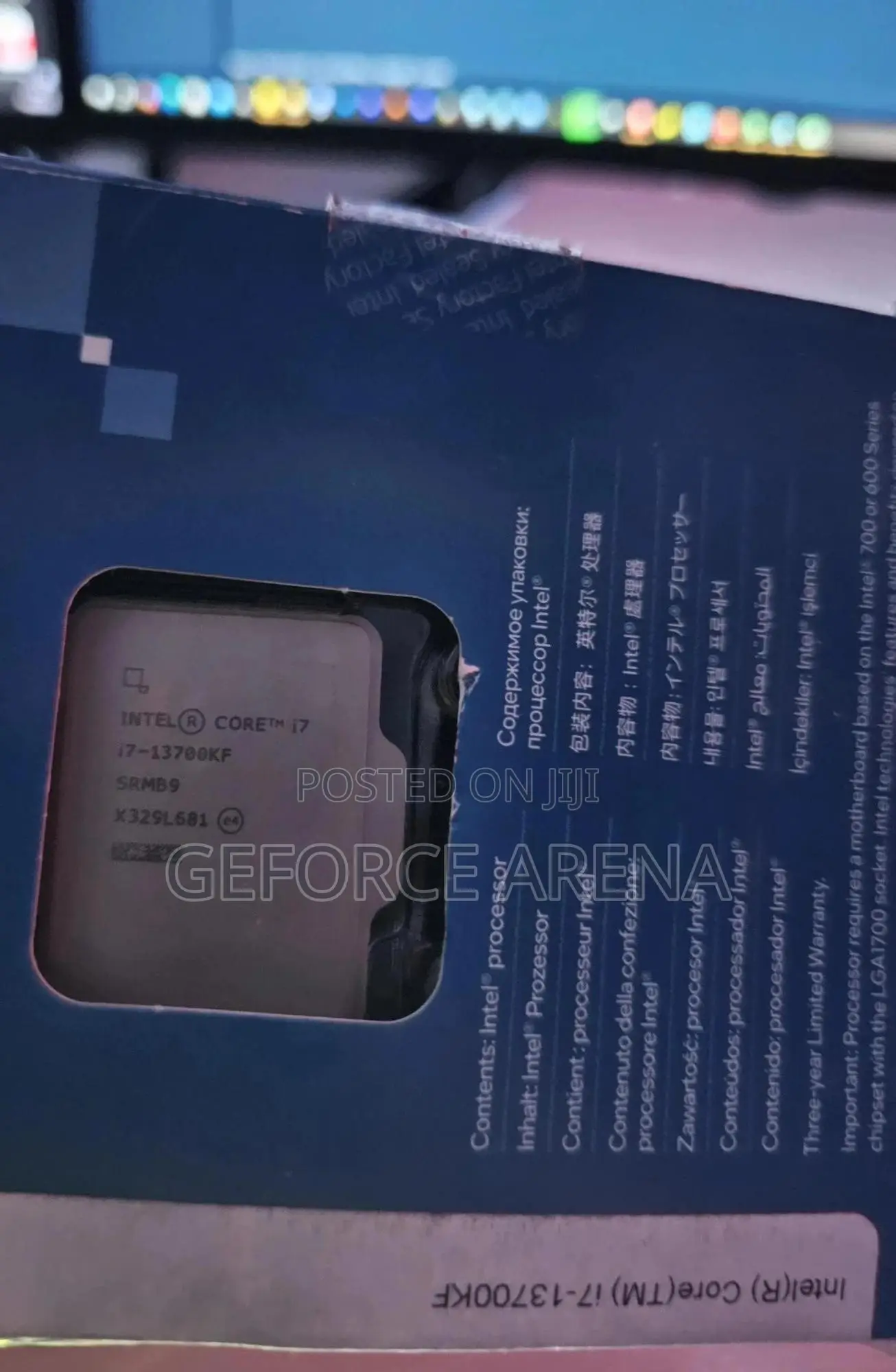 Intel Core I7 13700kf | 16-Cores 24-Threads | 13th-Generation