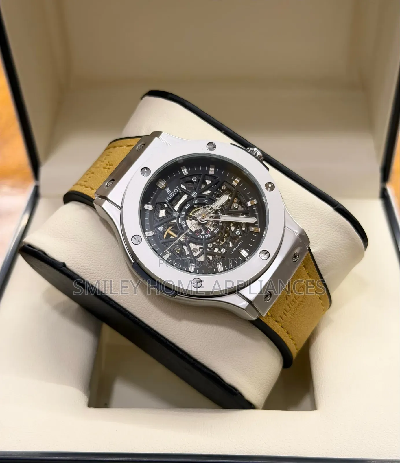 Hublot Geneve Men's Yellow Strapped