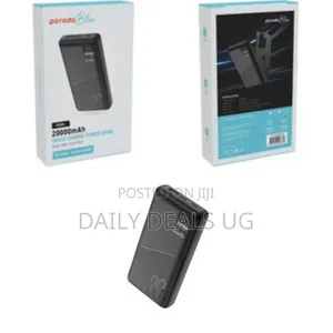 Porodo Blue Quick Charge Power Bank Mah, 20w Power Delivery, Dual