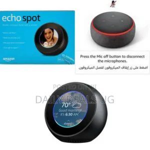 Amazon Echo Spot With Screen, 2.5" Screen, Voice-Control-Enabled