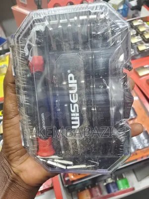 Wiseup 37-Piece Ratchet Screwdriver Bit Set.