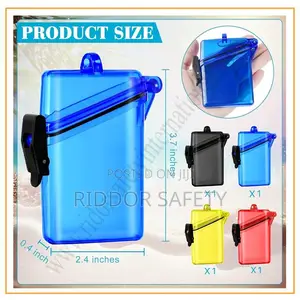 I’D Holder Waterproof Id Card Holder With Lanyard, Hard Plastic