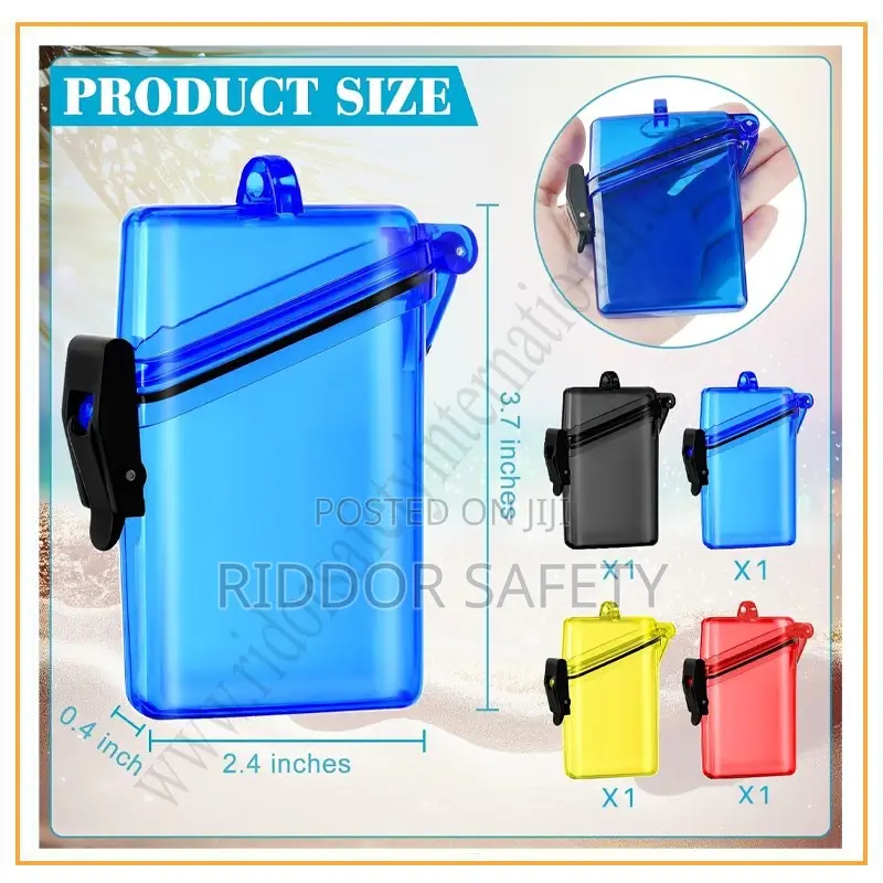I’D Holder Waterproof Id Card Holder With Lanyard, Hard Plastic