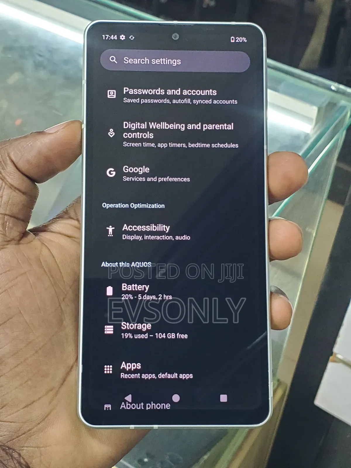 Sharp Aquos Sense 8 128 GB Silver
