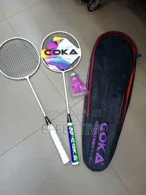Coka Brand Badminton Racket Set.