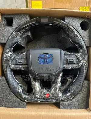 Toyota Gr Sport Carbon Fiber Steering Wheel.