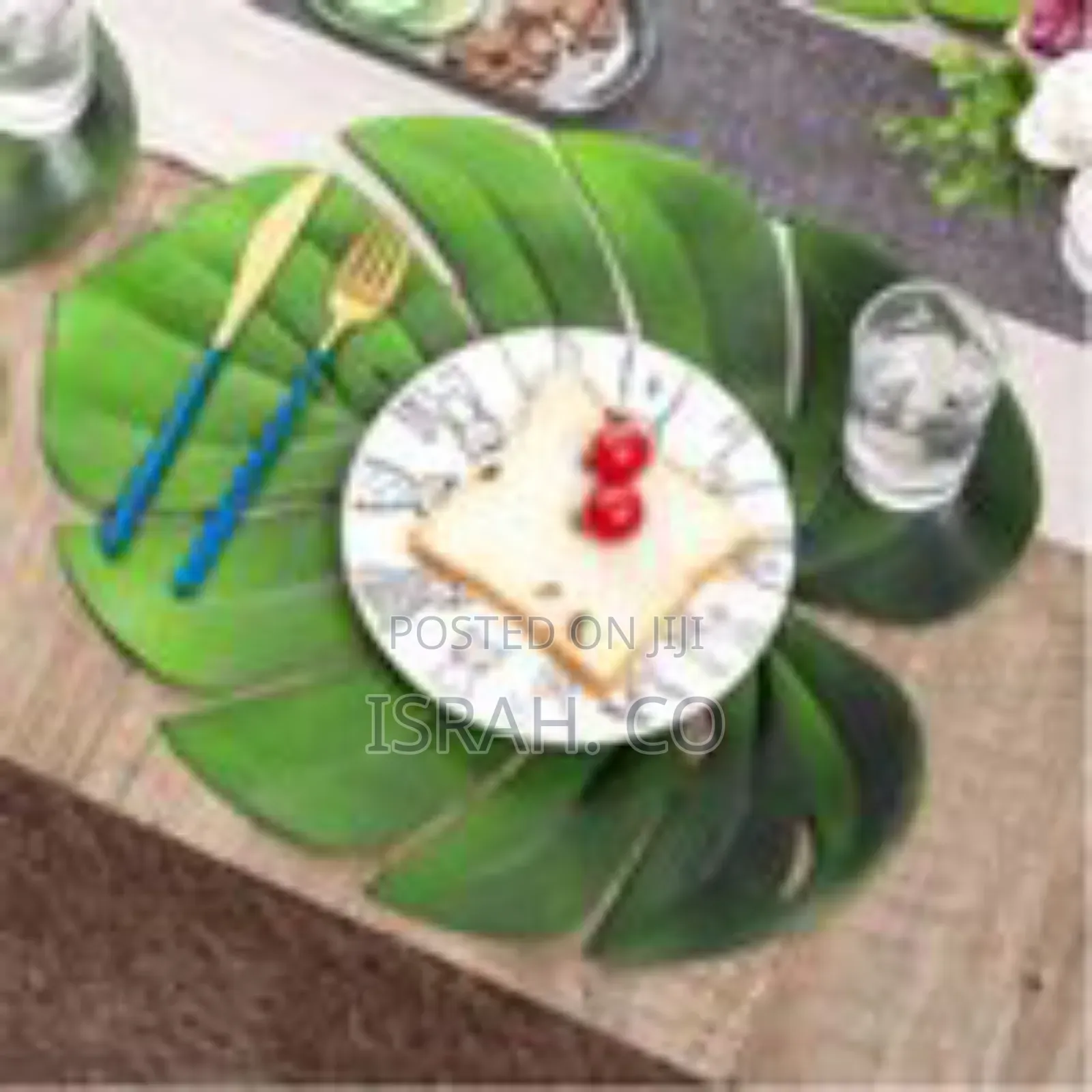 Tropical Monstera Leaf Shaped Table Placemat