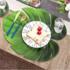 Tropical Monstera Leaf Shaped Table Placemat