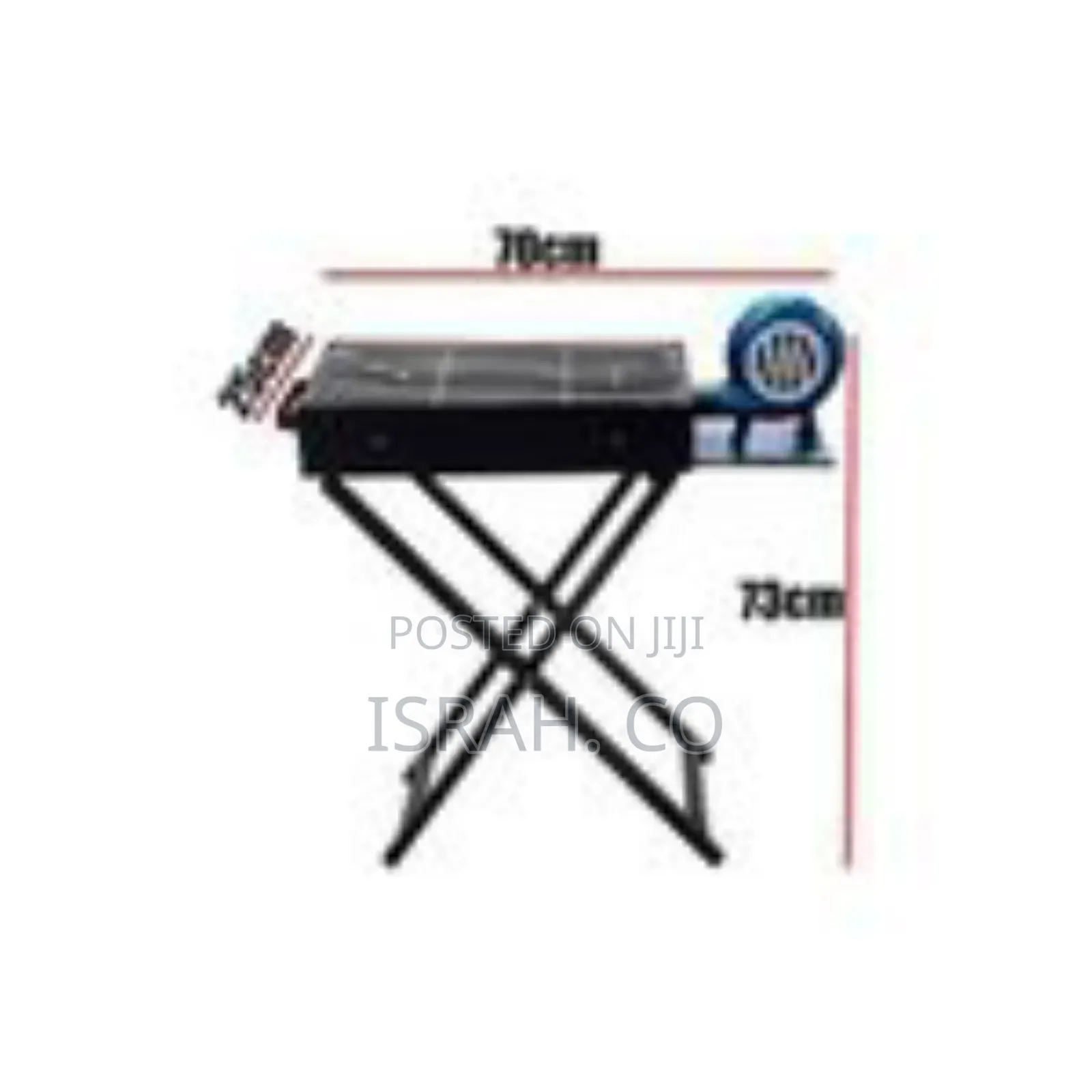 Spacious Granite-Effect Outdoor Fire Pit With Grill Spark Screen