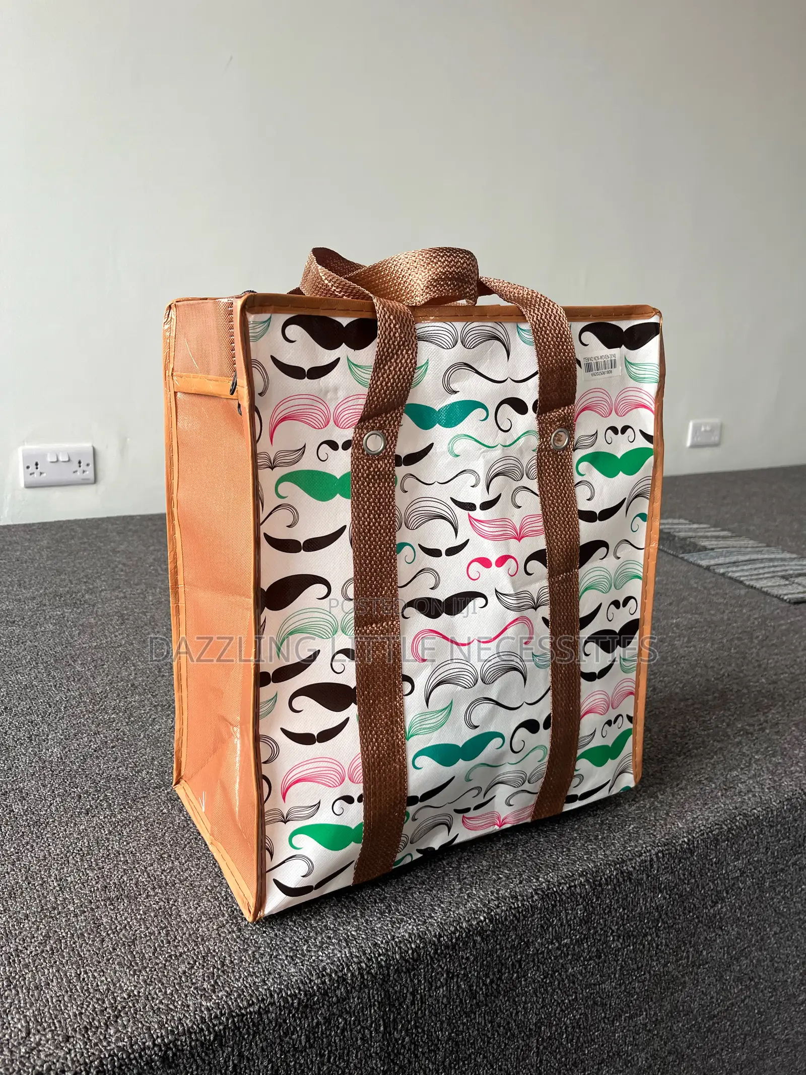 Moustache Shopping Bag