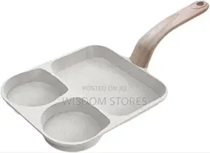 3 in 1frying Pan Multi Section Breakfast Pan for Frying Vegetable Grey