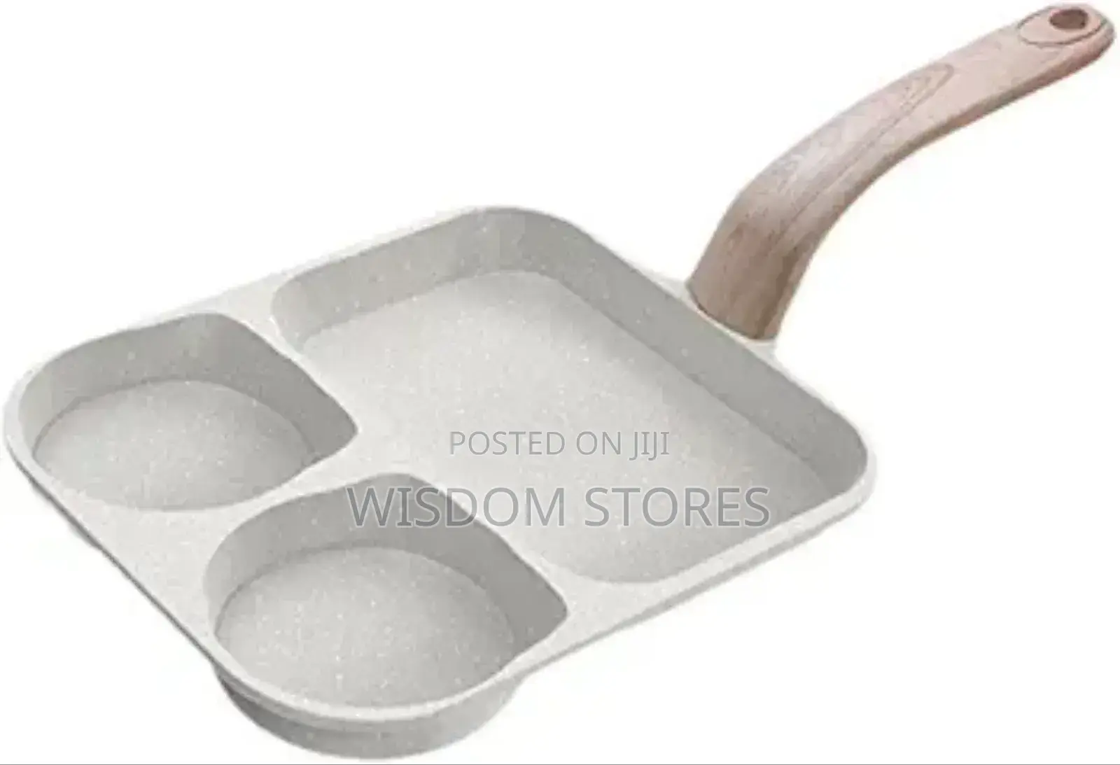 3 in 1frying Pan Multi Section Breakfast Pan for Frying Vegetable Grey