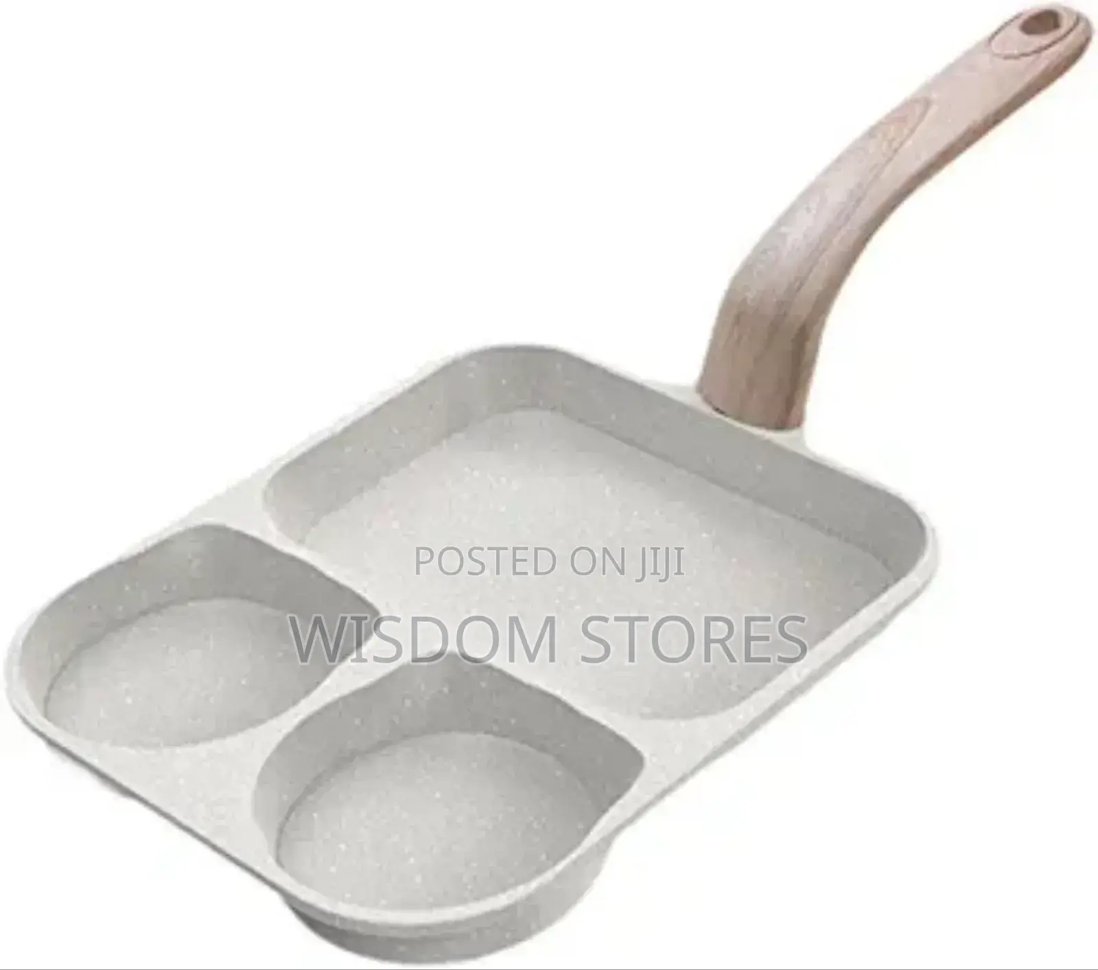 3 in 1frying Pan Multi Section Breakfast Pan for Frying Vegetable Grey