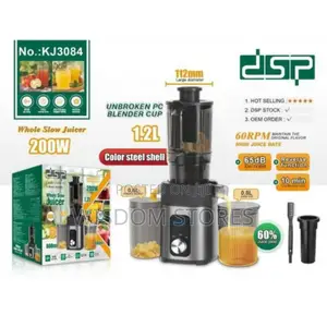 DSP 200w Cold Press Juicer -1.2l Whole Slow Juicer Machine