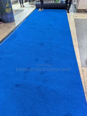 Blue High Quality Grass Carpet Artificial