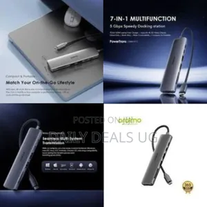 Oraimo Powertrans Usb-C Hub 7-in-1 Multi-Functional Adapter Docking