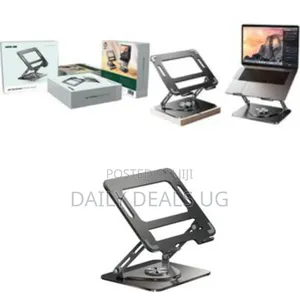 Green Lion 360 Rotatable Laptop Stand - Black