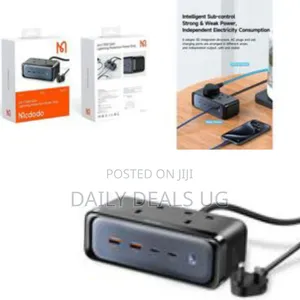 McDodo Adapter Extention 6-in-1 70w Socket, Gan Lightning Protection