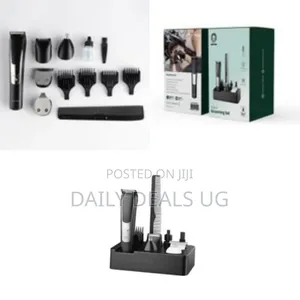 Green Lion 5 in 1 Grooming Set 600mah - Black