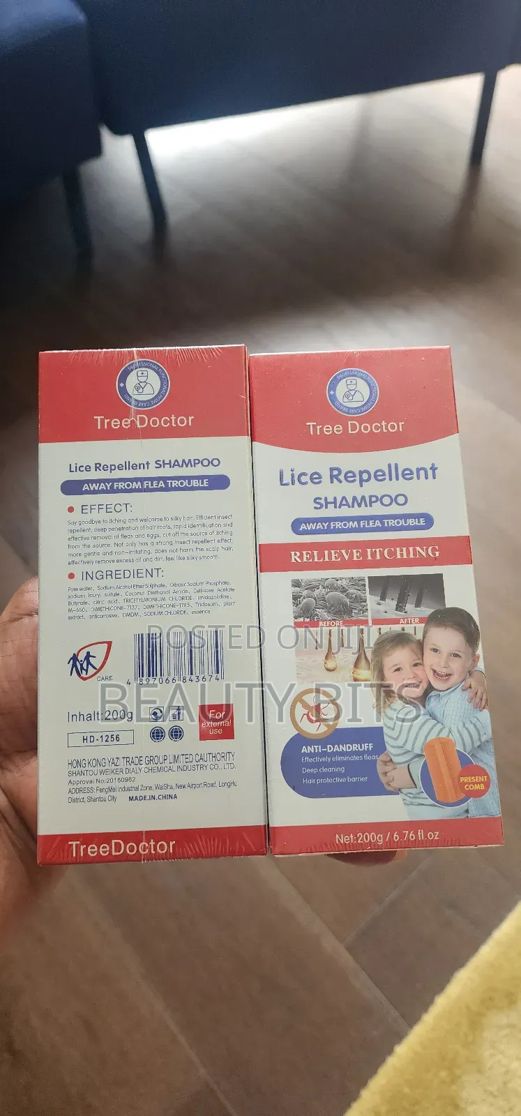 Lice Repellant Shampoo