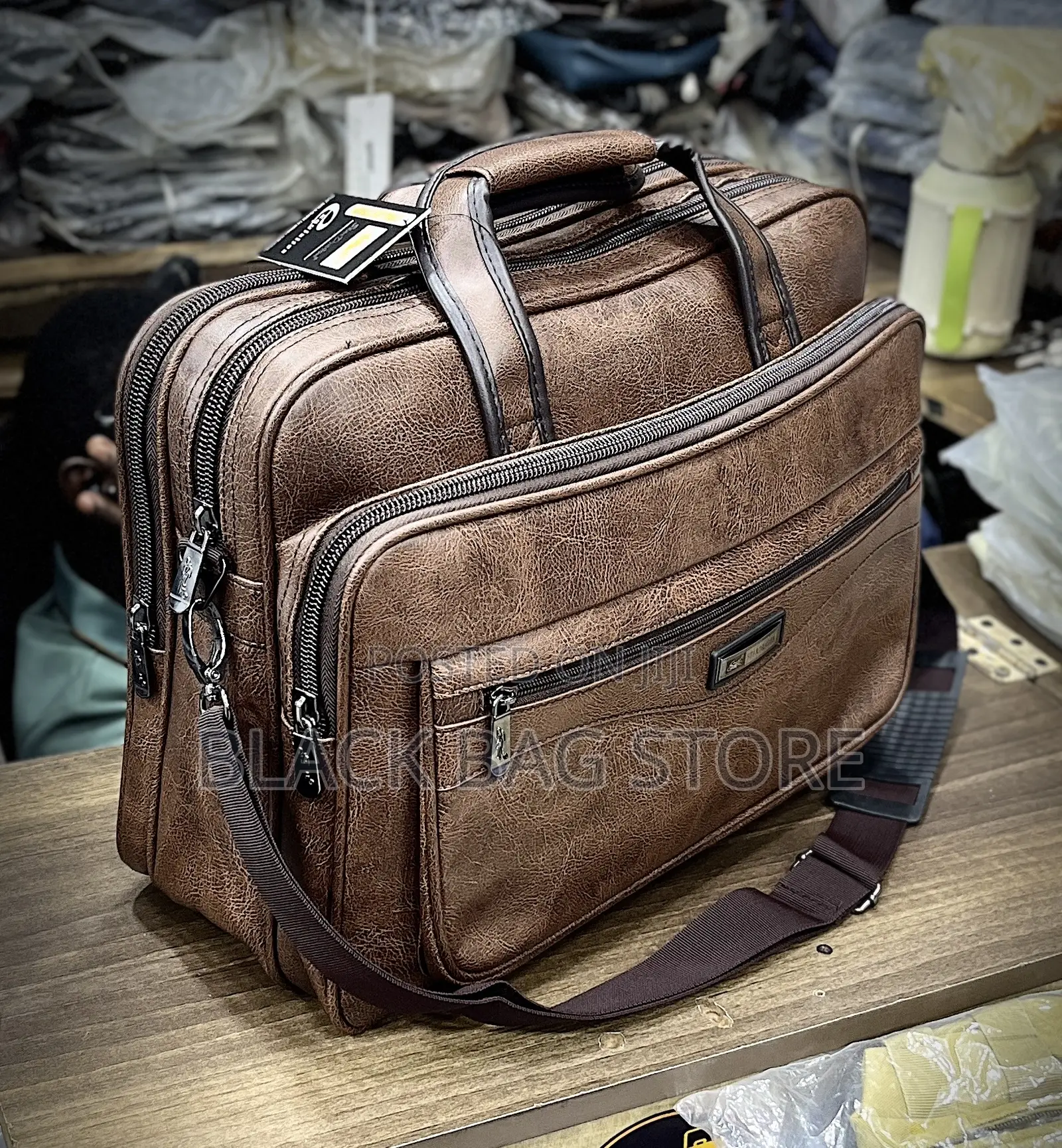 Office Leather Bag - Star Dragon