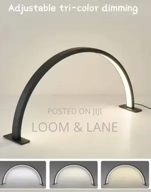 U-Shaped Half-Moon Beauty Salon Desk Lamp