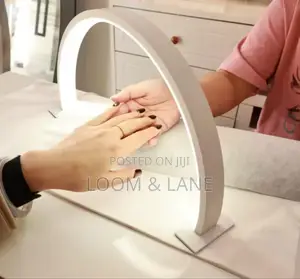 U-Shaped Half-Moon Beauty Salon Desk Lamp