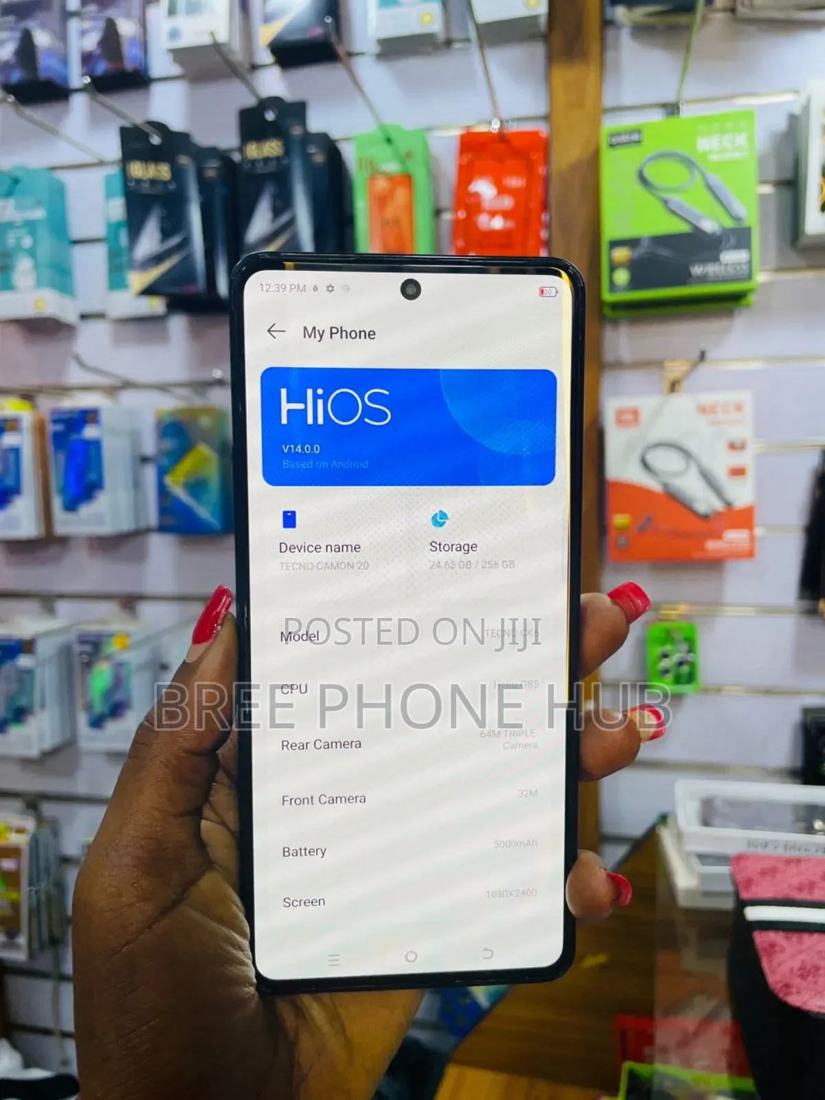 Tecno Camon 20 256 GB Black