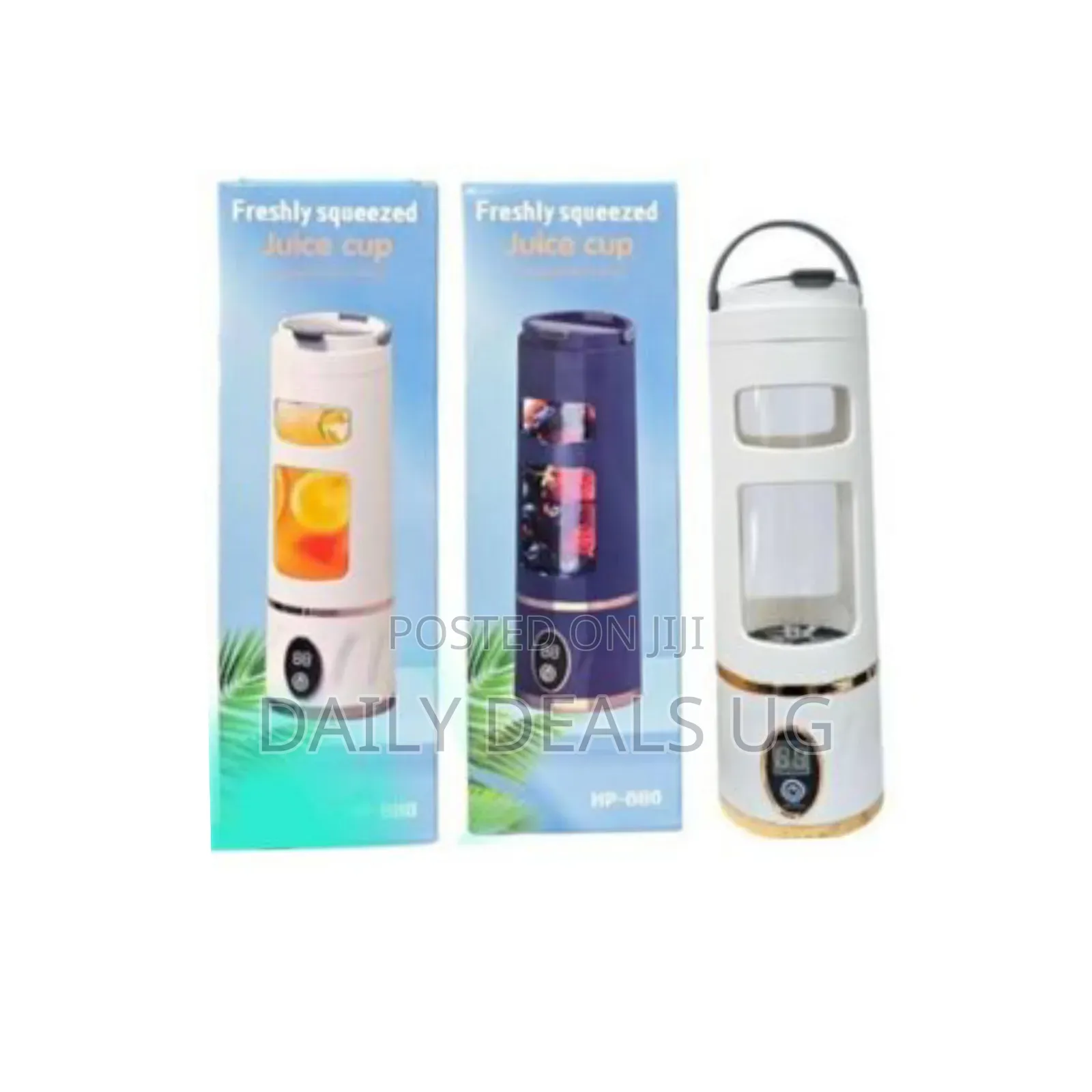 Freshly Squeezed Juice Cup Model Hp-880, a Portable and Rechargeable