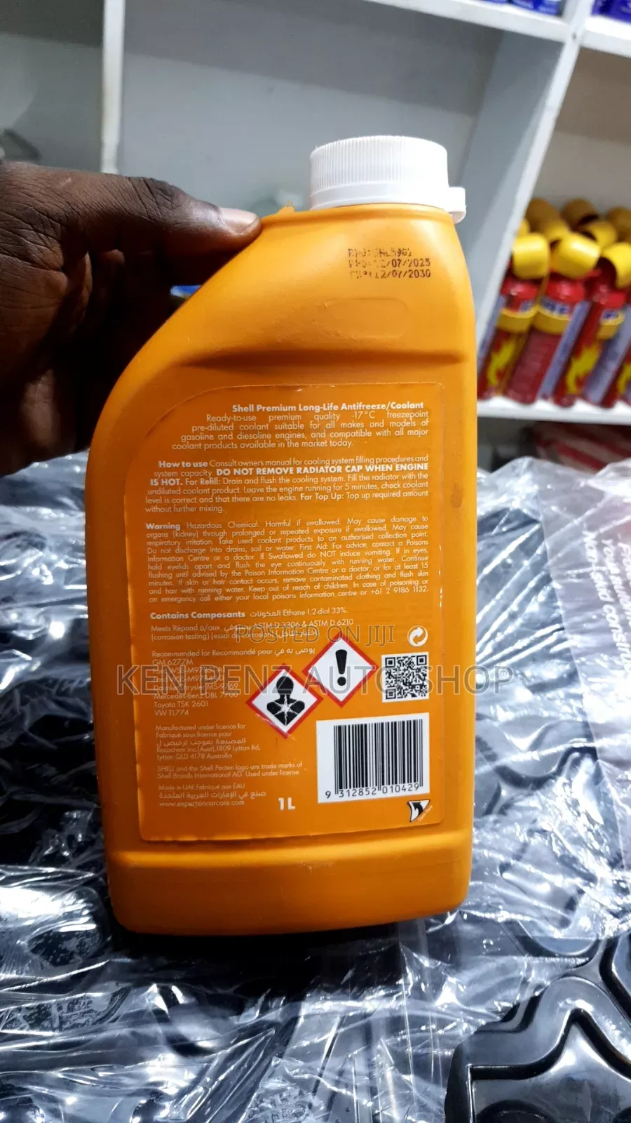 Shell Premium Long Life Antifreeze Coolant