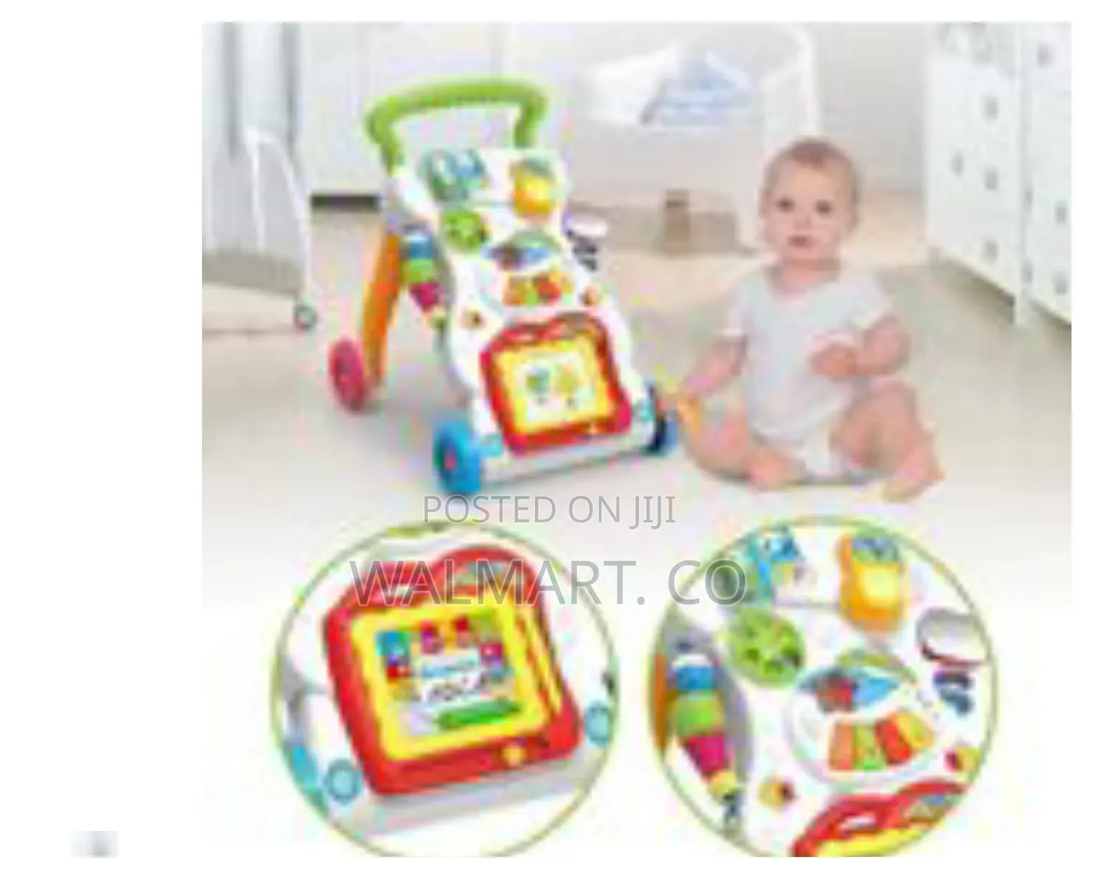 2 in 1 Baby Walker Sit to Stand Up Learning Walkers