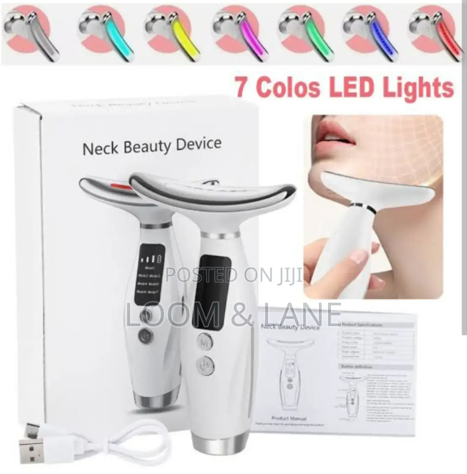 Neck and Face Lifting Skin Massager