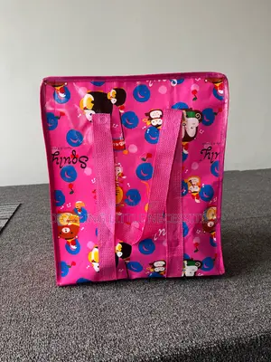 Pink Reusable Shopping Bag With Zip