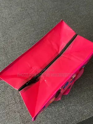 Pink Reusable Shopping Bag With Zip