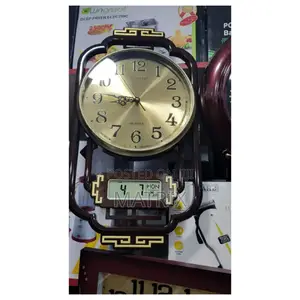 Dual Analog and Digital Display Wall Clock