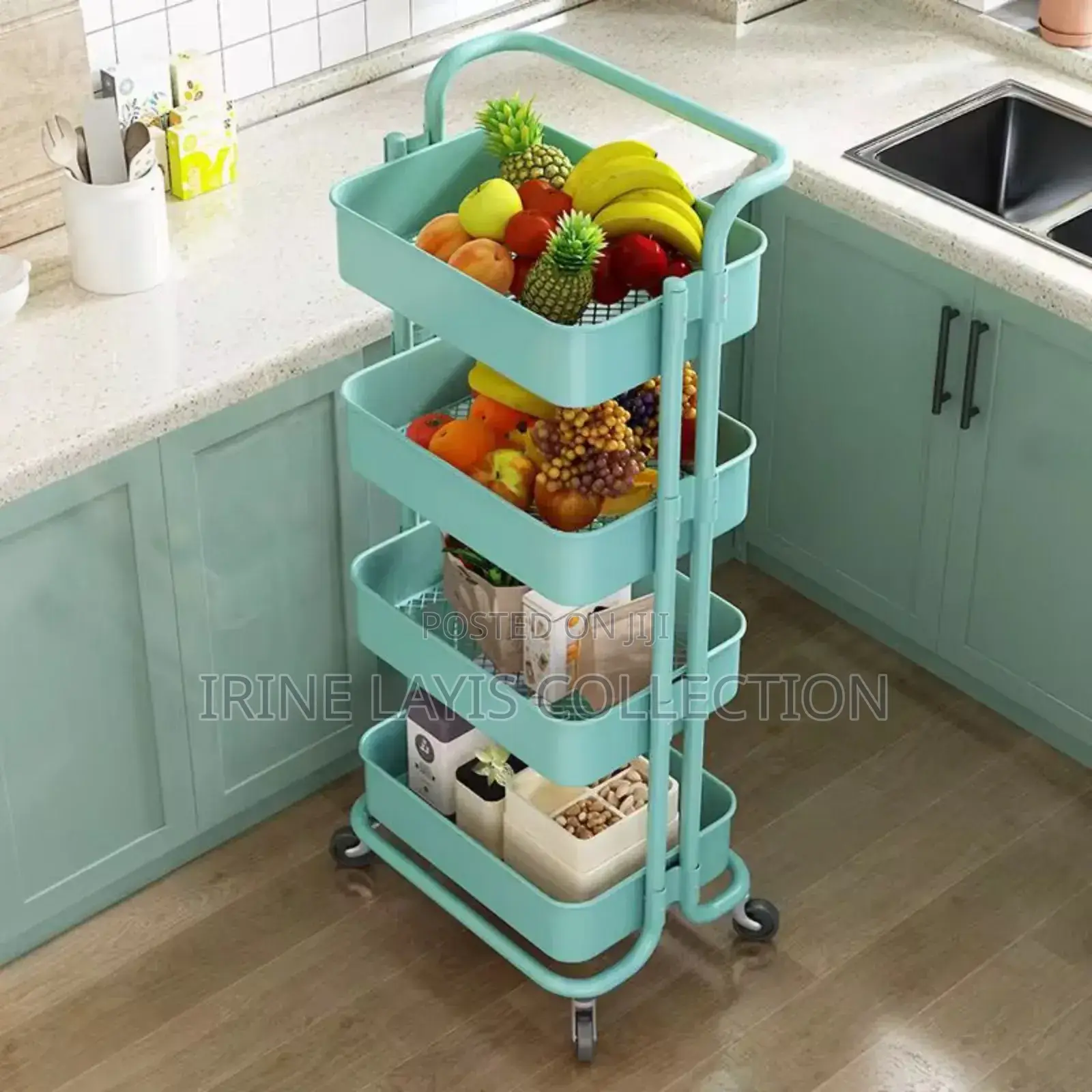 4 Layered Storage Trolley