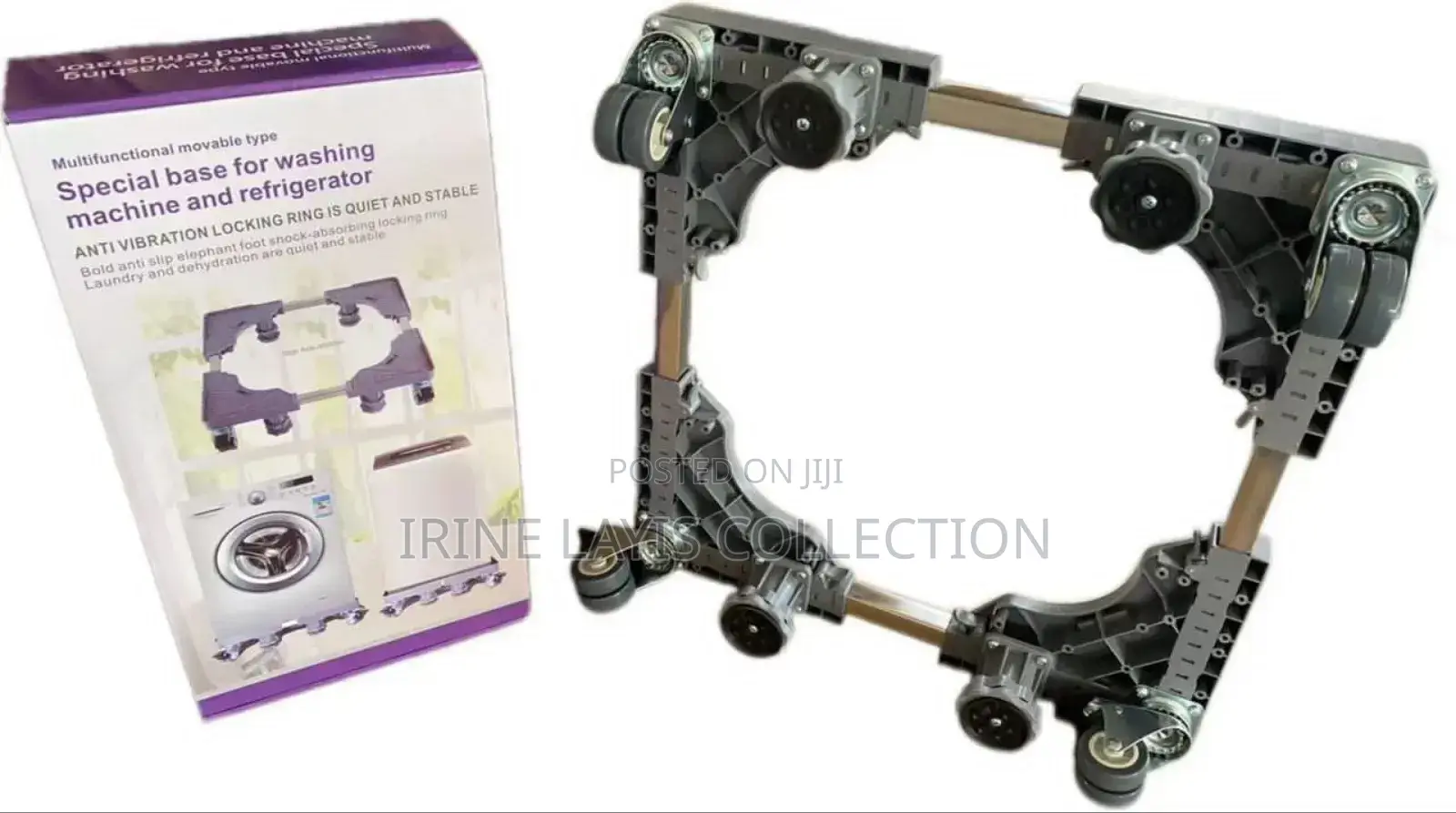 Adjustable Multi-Functional Mobile Roller Base for Appliances.